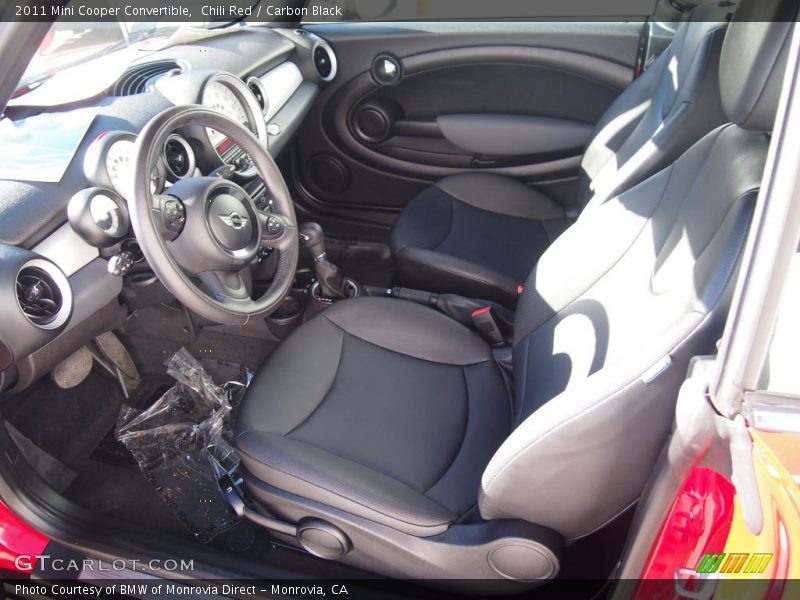 Chili Red / Carbon Black 2011 Mini Cooper Convertible