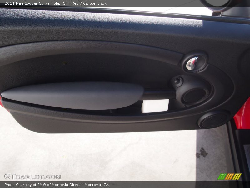 Chili Red / Carbon Black 2011 Mini Cooper Convertible