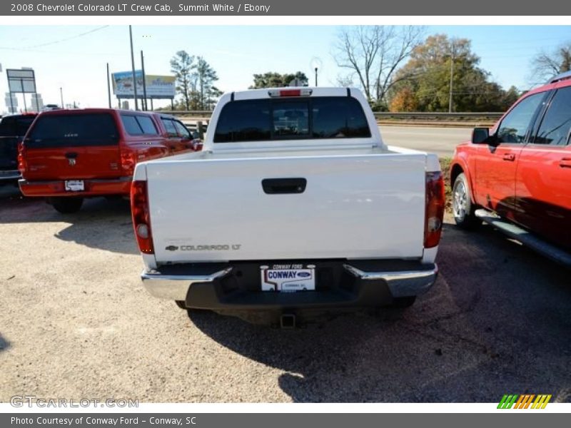 Summit White / Ebony 2008 Chevrolet Colorado LT Crew Cab