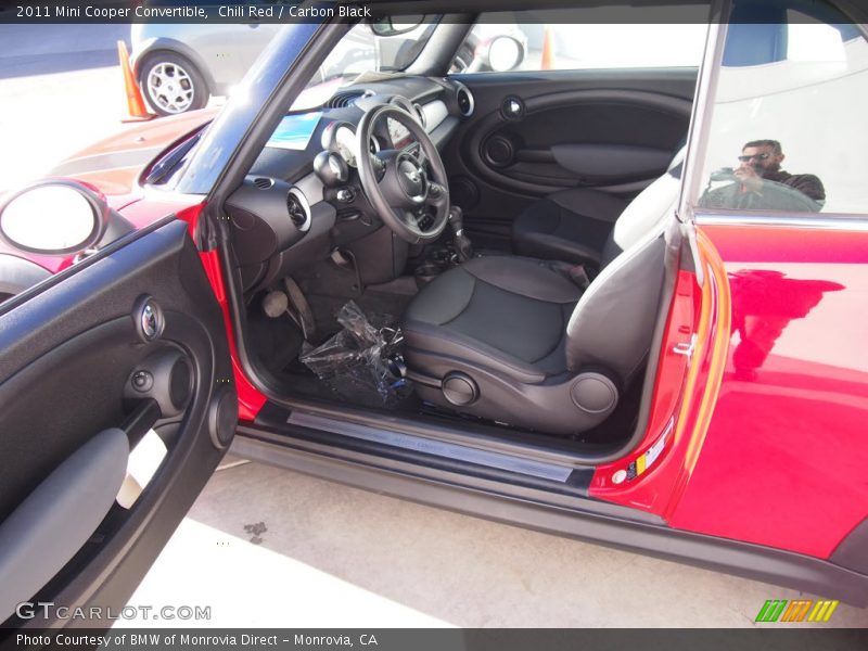 Chili Red / Carbon Black 2011 Mini Cooper Convertible