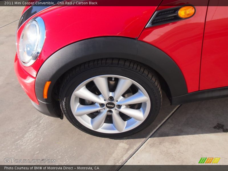 Chili Red / Carbon Black 2011 Mini Cooper Convertible