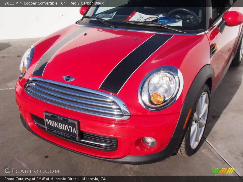 Chili Red / Carbon Black 2011 Mini Cooper Convertible