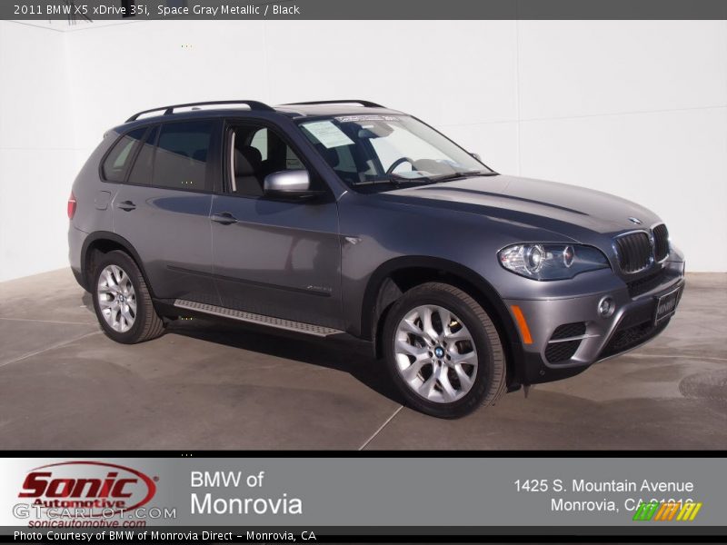 Space Gray Metallic / Black 2011 BMW X5 xDrive 35i