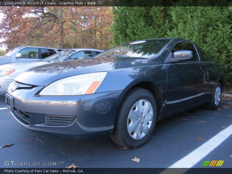 Graphite Pearl / Black 2004 Honda Accord LX Coupe