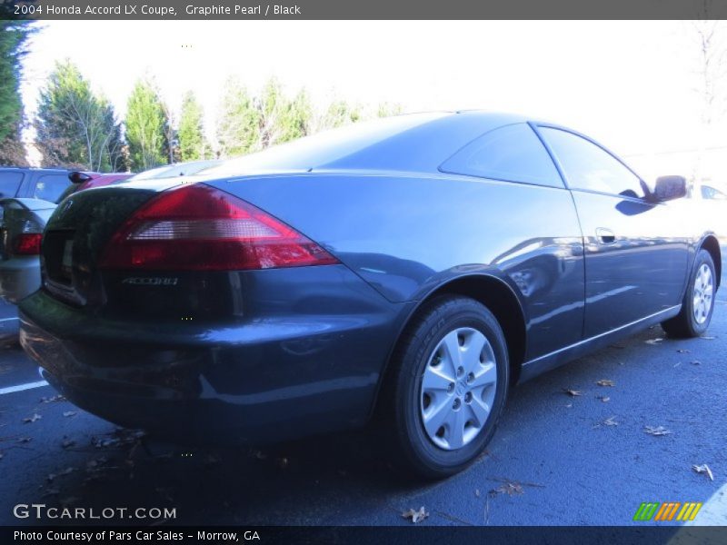 Graphite Pearl / Black 2004 Honda Accord LX Coupe