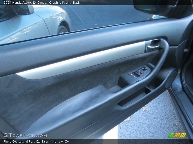Graphite Pearl / Black 2004 Honda Accord LX Coupe