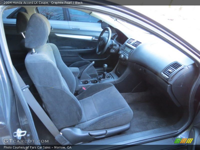 Graphite Pearl / Black 2004 Honda Accord LX Coupe