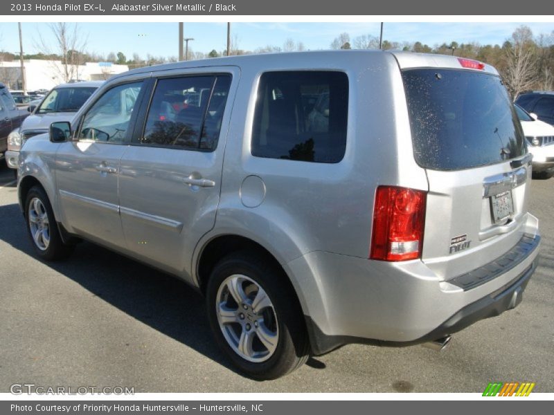 Alabaster Silver Metallic / Black 2013 Honda Pilot EX-L