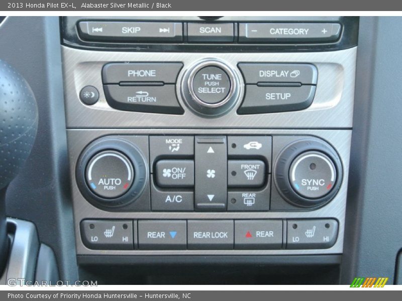 Alabaster Silver Metallic / Black 2013 Honda Pilot EX-L
