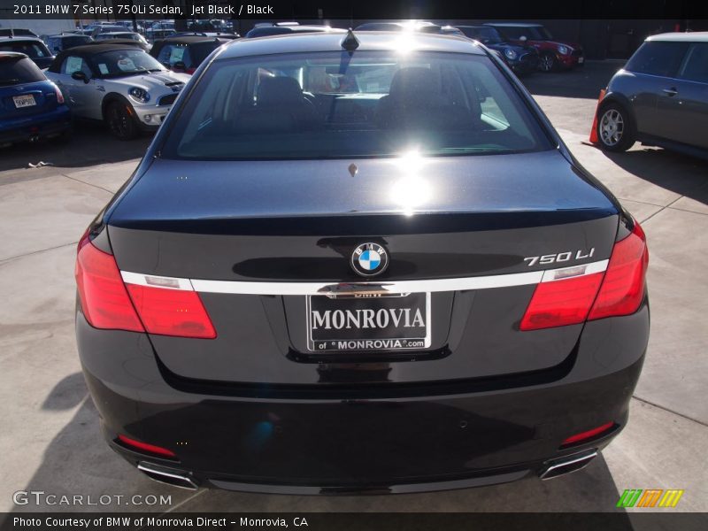 Jet Black / Black 2011 BMW 7 Series 750Li Sedan