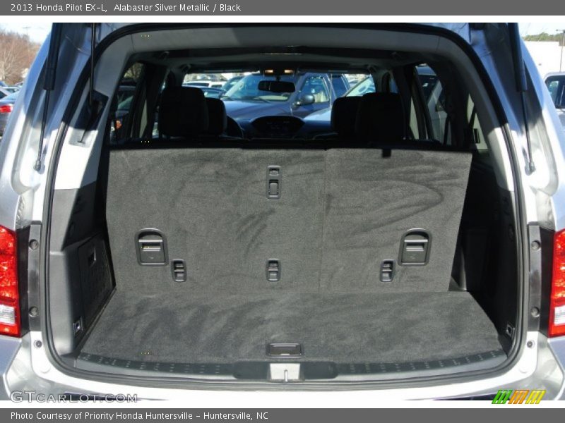 Alabaster Silver Metallic / Black 2013 Honda Pilot EX-L