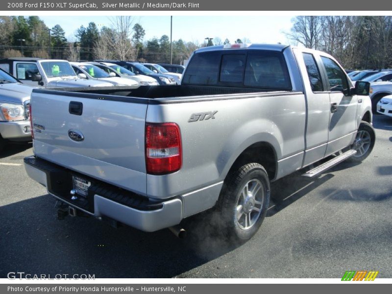 Silver Metallic / Medium/Dark Flint 2008 Ford F150 XLT SuperCab