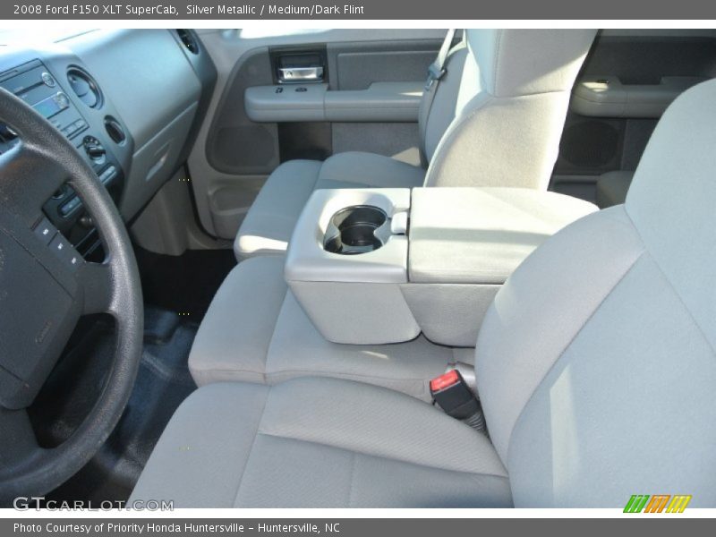 Silver Metallic / Medium/Dark Flint 2008 Ford F150 XLT SuperCab