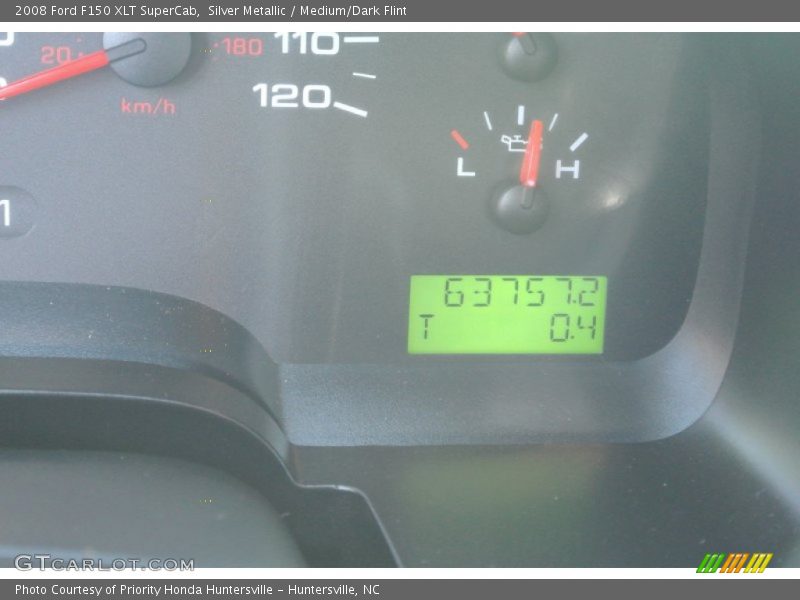 Silver Metallic / Medium/Dark Flint 2008 Ford F150 XLT SuperCab