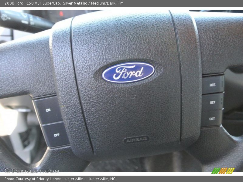 Silver Metallic / Medium/Dark Flint 2008 Ford F150 XLT SuperCab