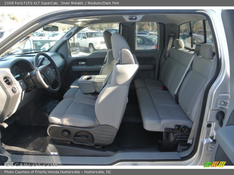 Silver Metallic / Medium/Dark Flint 2008 Ford F150 XLT SuperCab