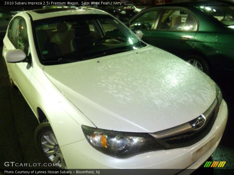 Satin White Pearl / Ivory 2010 Subaru Impreza 2.5i Premium Wagon