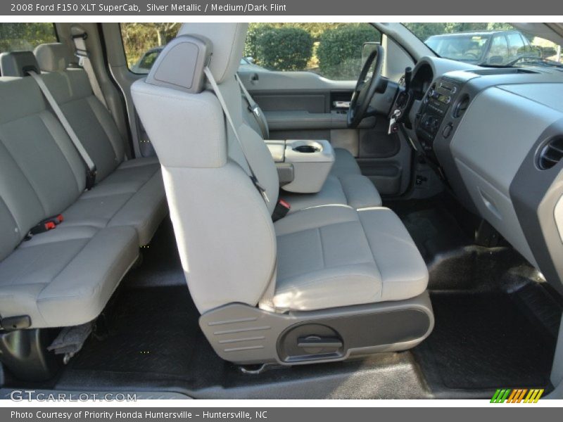 Silver Metallic / Medium/Dark Flint 2008 Ford F150 XLT SuperCab
