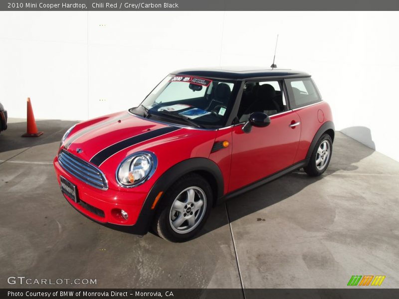 Chili Red / Grey/Carbon Black 2010 Mini Cooper Hardtop