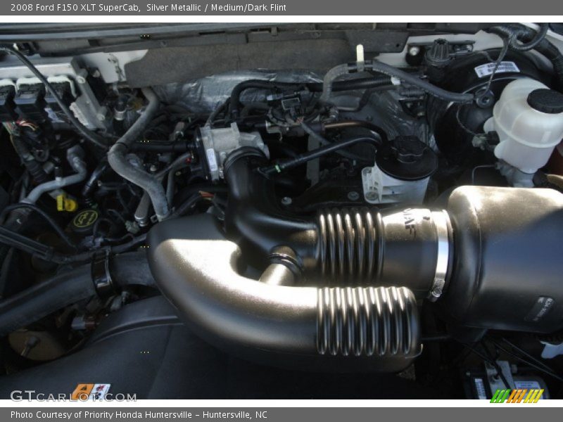Silver Metallic / Medium/Dark Flint 2008 Ford F150 XLT SuperCab