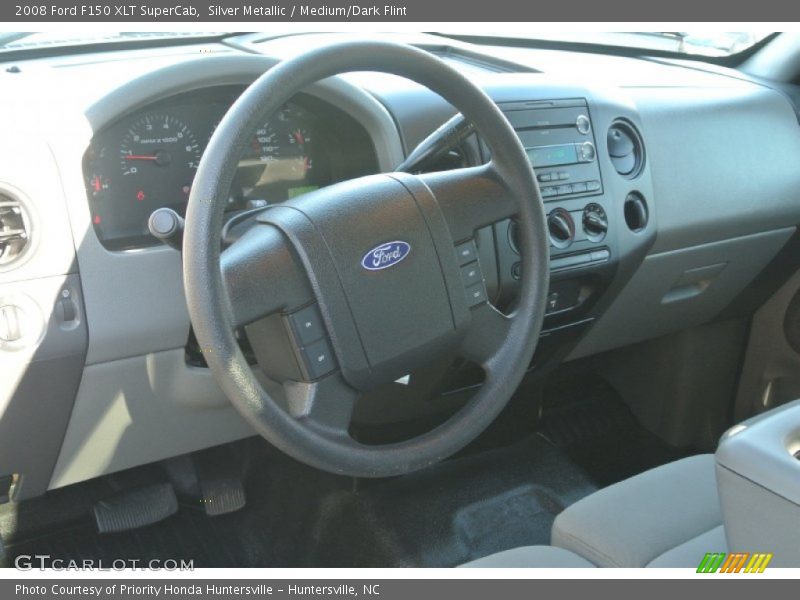 Silver Metallic / Medium/Dark Flint 2008 Ford F150 XLT SuperCab