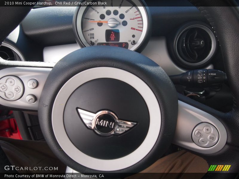 Chili Red / Grey/Carbon Black 2010 Mini Cooper Hardtop