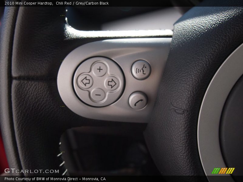 Chili Red / Grey/Carbon Black 2010 Mini Cooper Hardtop