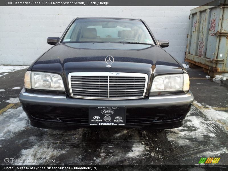 Black / Beige 2000 Mercedes-Benz C 230 Kompressor Sedan