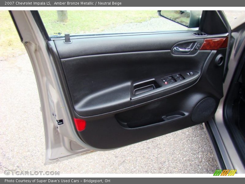 Amber Bronze Metallic / Neutral Beige 2007 Chevrolet Impala LS