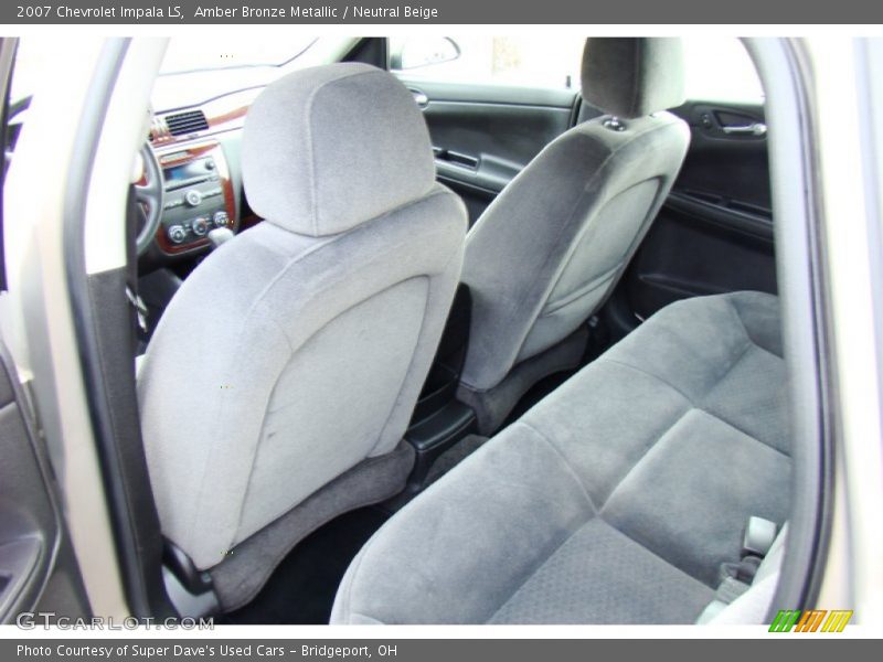 Amber Bronze Metallic / Neutral Beige 2007 Chevrolet Impala LS
