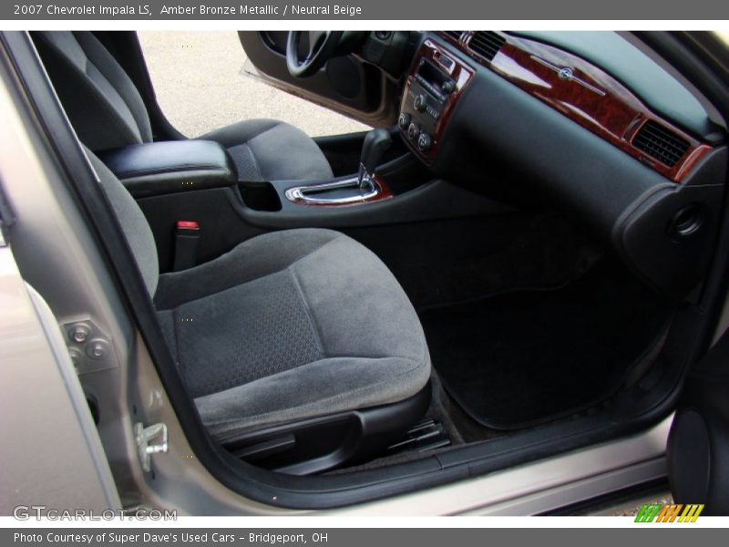 Amber Bronze Metallic / Neutral Beige 2007 Chevrolet Impala LS