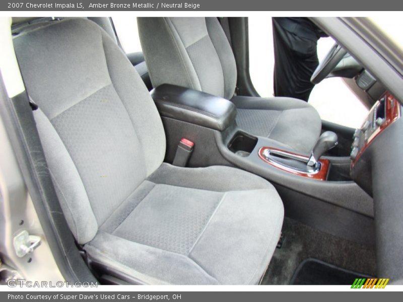 Amber Bronze Metallic / Neutral Beige 2007 Chevrolet Impala LS