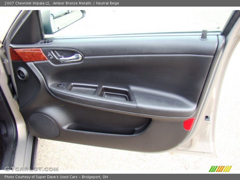 Amber Bronze Metallic / Neutral Beige 2007 Chevrolet Impala LS
