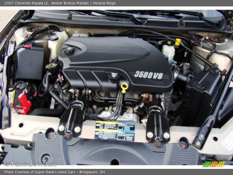 Amber Bronze Metallic / Neutral Beige 2007 Chevrolet Impala LS
