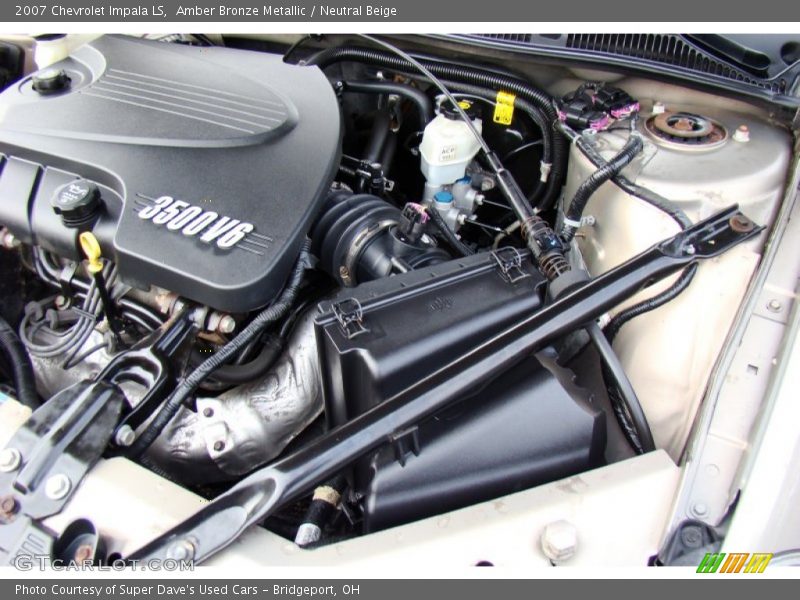 Amber Bronze Metallic / Neutral Beige 2007 Chevrolet Impala LS