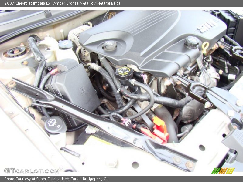 Amber Bronze Metallic / Neutral Beige 2007 Chevrolet Impala LS