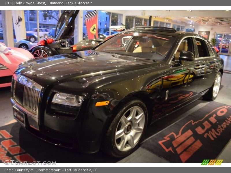 Diamond Black / Moccasin 2012 Rolls-Royce Ghost