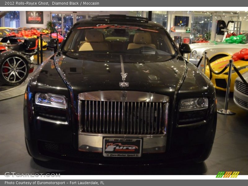 Diamond Black / Moccasin 2012 Rolls-Royce Ghost