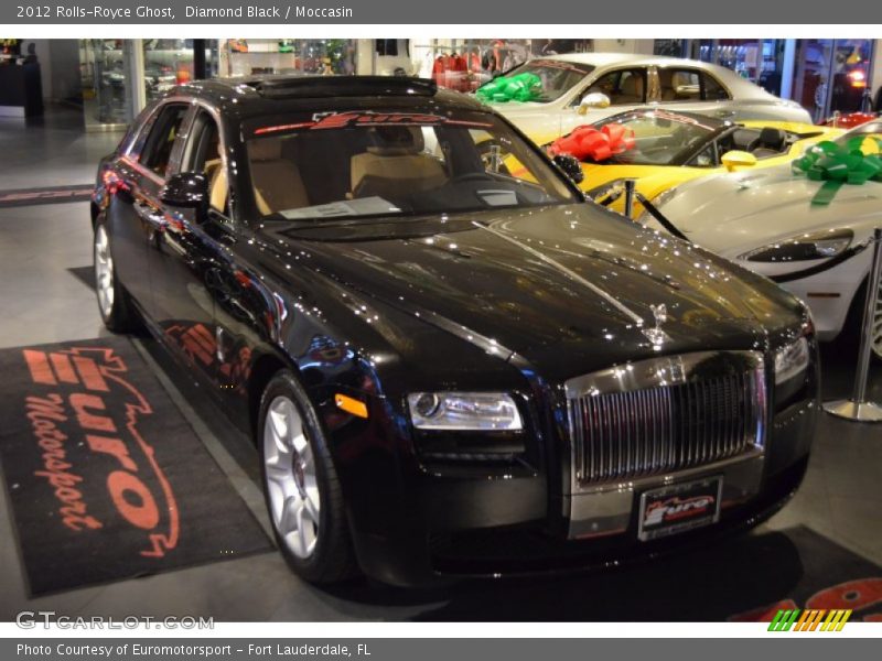 Diamond Black / Moccasin 2012 Rolls-Royce Ghost