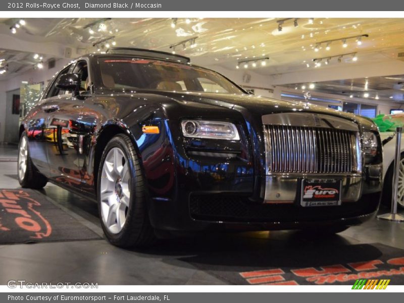 Diamond Black / Moccasin 2012 Rolls-Royce Ghost