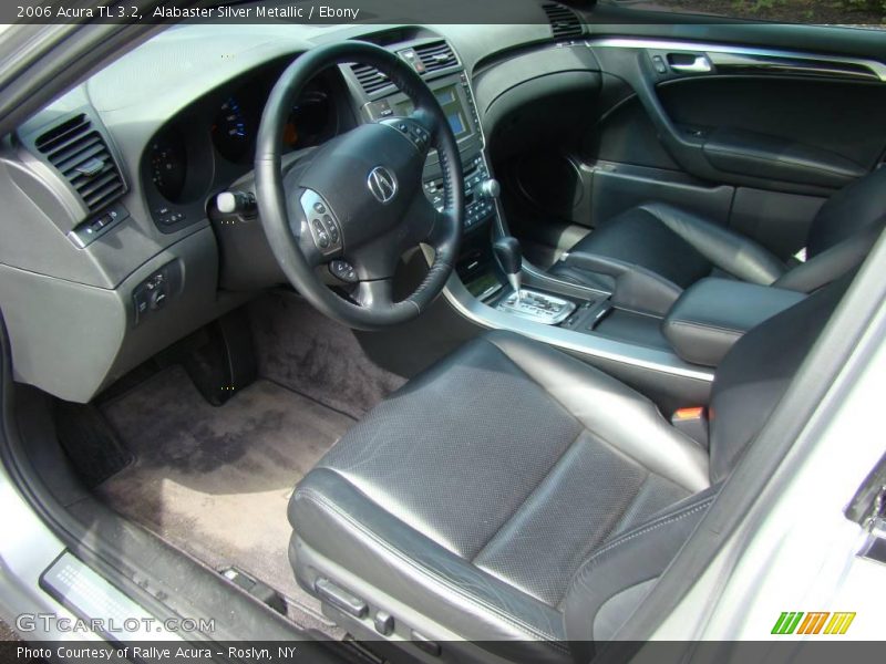 Alabaster Silver Metallic / Ebony 2006 Acura TL 3.2