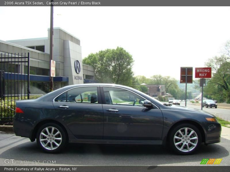 Carbon Gray Pearl / Ebony Black 2006 Acura TSX Sedan
