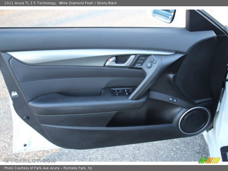 White Diamond Pearl / Ebony Black 2011 Acura TL 3.5 Technology