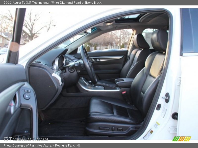 White Diamond Pearl / Ebony Black 2011 Acura TL 3.5 Technology