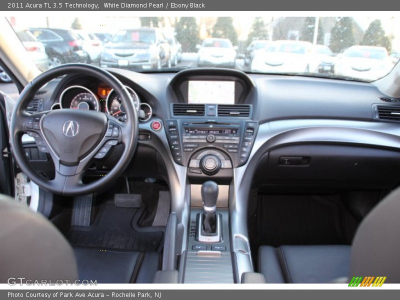 White Diamond Pearl / Ebony Black 2011 Acura TL 3.5 Technology