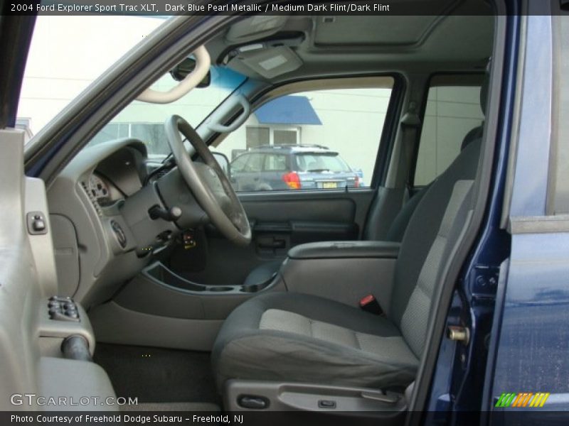 Dark Blue Pearl Metallic / Medium Dark Flint/Dark Flint 2004 Ford Explorer Sport Trac XLT