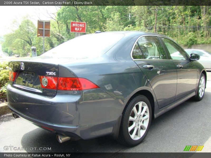 Carbon Gray Pearl / Ebony Black 2006 Acura TSX Sedan