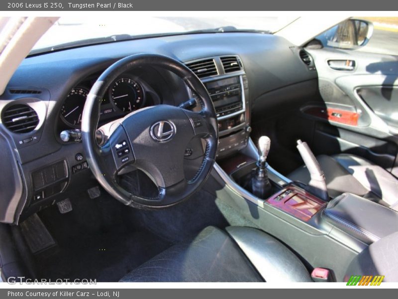 Tungsten Pearl / Black 2006 Lexus IS 250