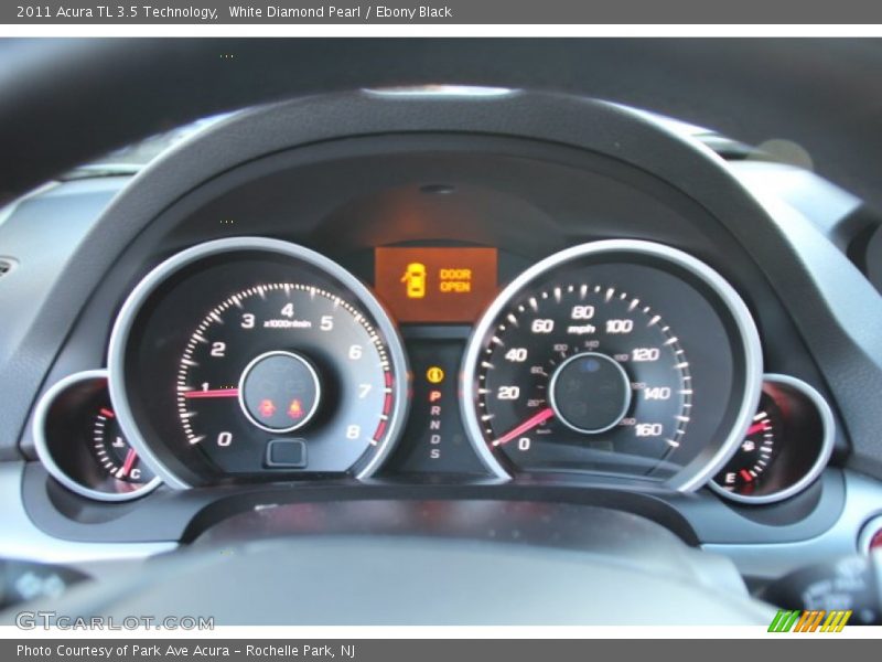 White Diamond Pearl / Ebony Black 2011 Acura TL 3.5 Technology