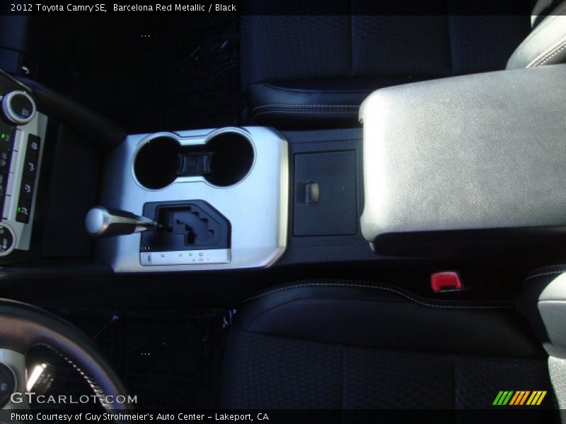 Barcelona Red Metallic / Black 2012 Toyota Camry SE